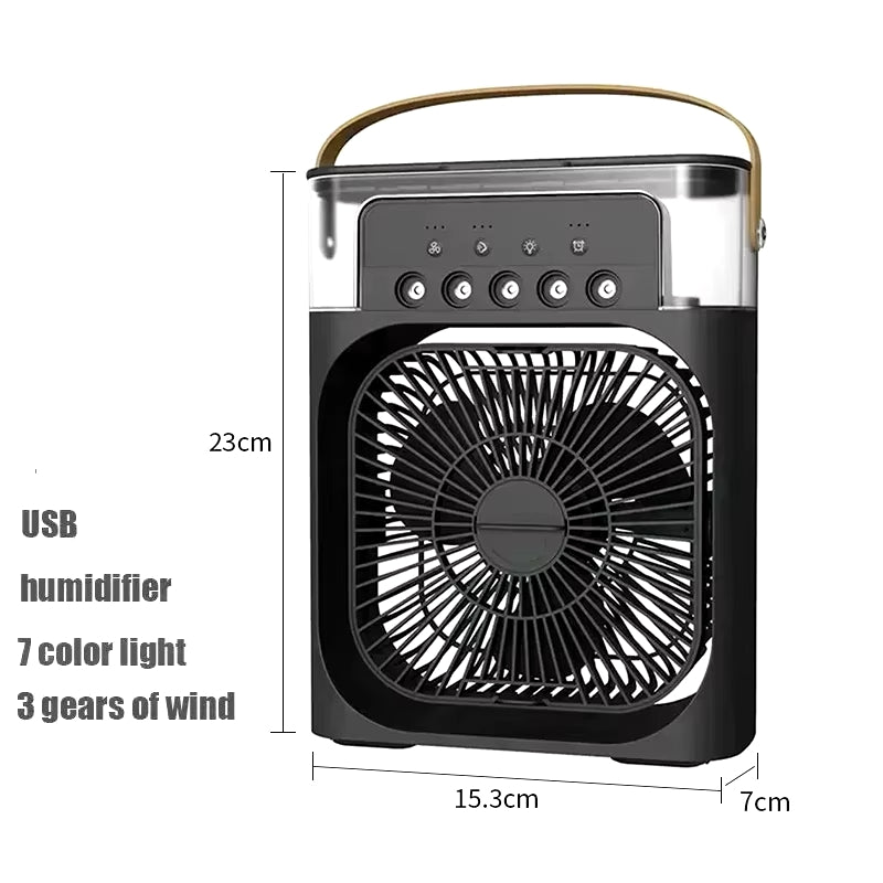 Ventilador Portatil Con Humidificador